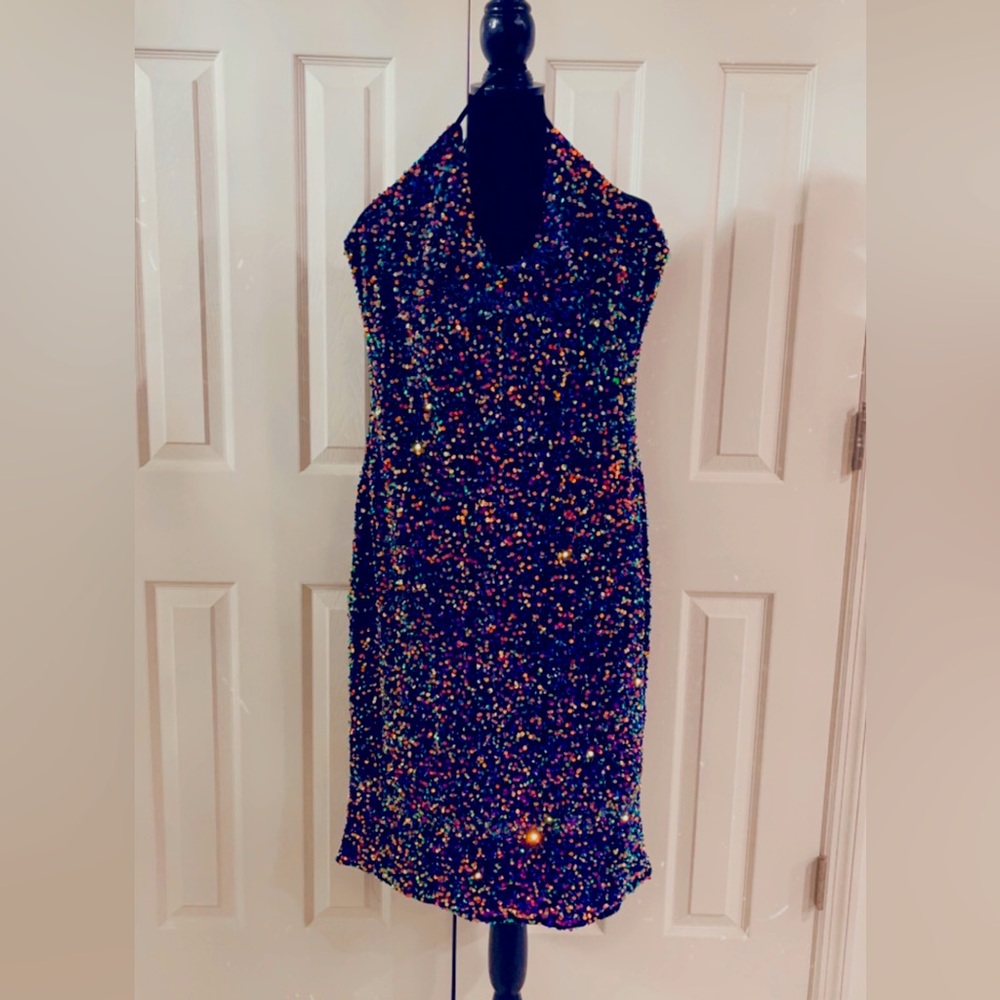 Fashion Nova Soulmate midi dress purple